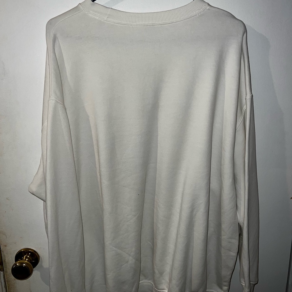Nike Women’s White Crewneck Sweater - Picture 2 of 3